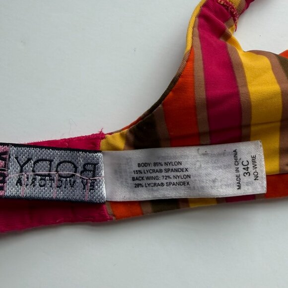 Victoria's Secret 34C Body by Victoria IPEX Wireless Bright Pink Orange Yellow - Picture 6 of 9